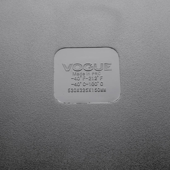 Vogue GN-Behälter GN1/1 schwarz 150mm