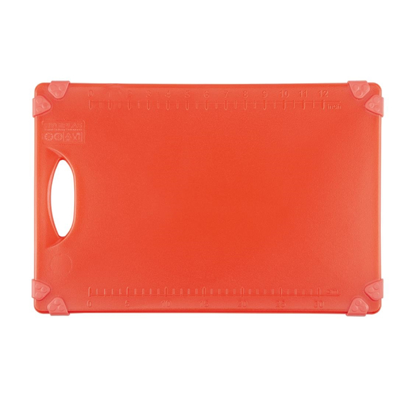 Hygiplas Commercial Grip Schneidebrett Rot 458x306mm