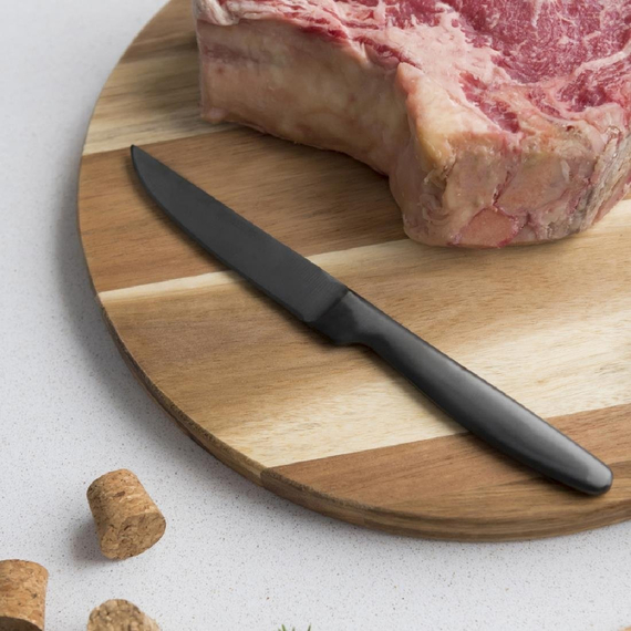 Comas Boj Satin Gunmetal Steakmesser (6 Stück)