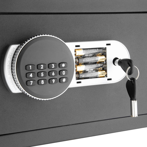 Bolero Standard Hotelsafe Schwarz 200x310x200mm