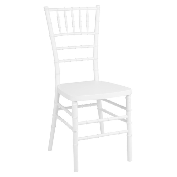 Bolero Chiavari Polypropylen Stühle Weiß (4 Stück)
