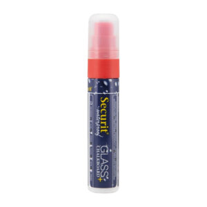 Securit Wasserfester Kreidemarker (Glas + Kreidetafel) in rot 7-15mm Spitze