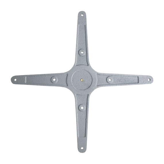 Bolero runder Tischfuß Edelstahl 68cm hoch