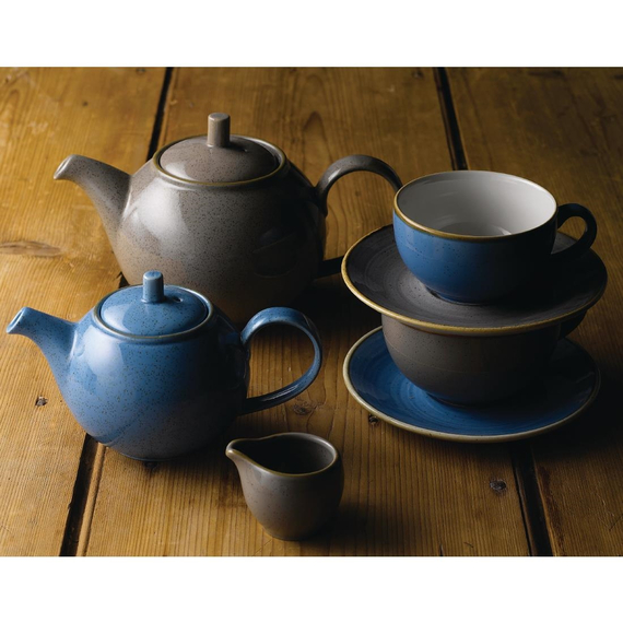 Churchill Stonecast Cappuccinotasse, Pfefferkorngrau, 12 oz (12 Stück)