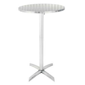 Bolero runder klappbarer Stehtisch Edelstahl 60cm