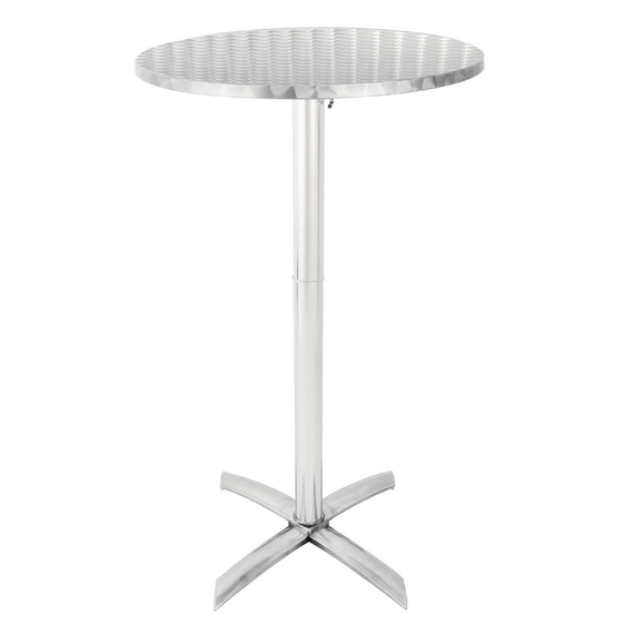 Bolero runder klappbarer Stehtisch Edelstahl 60cm