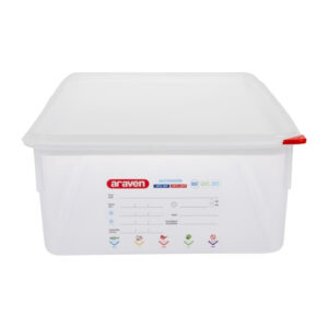 Araven Polypropylen 1/1 Gastronorm Lebensmittel-Aufbewahrungsbox 21L (4 Stück)