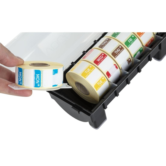 Hygiplas Etikettenset 2,5cm mit Spender