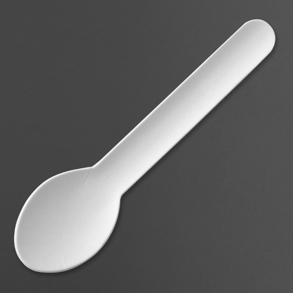 Fiesta kompostierbare Papierteelöffel 132mm (100 Stück)