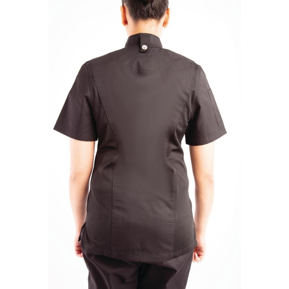 Chef Works Damen Springfield Zip Chefs Jacke Schwarz S