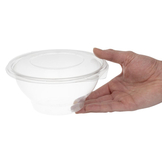 Faerch Contour recycelbare Deli-Schalen mit Deckel 1000 ml (200 Stück)