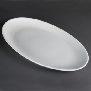 Olympia Whiteware tiefe ovale Schale 50cm