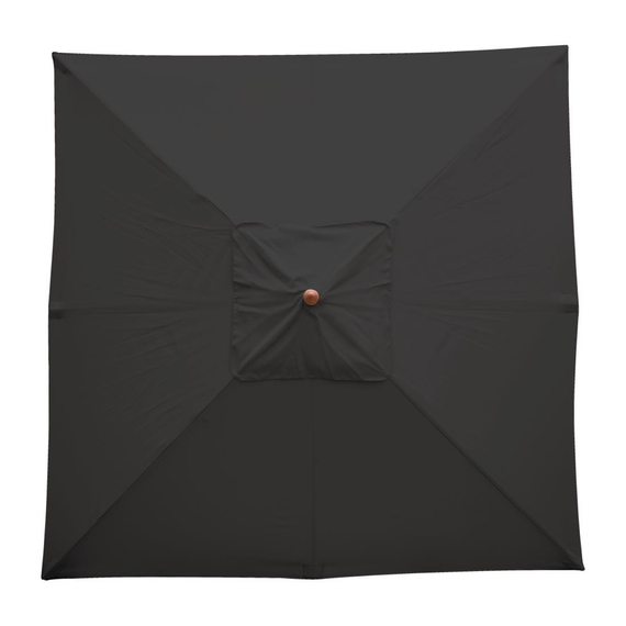 Bolero quadratischer Sonnenschirm schwarz 2,5m