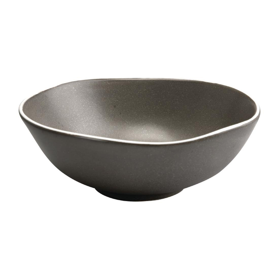 Olympia Chia tiefe Schalen grau 21cm (6 Stück)