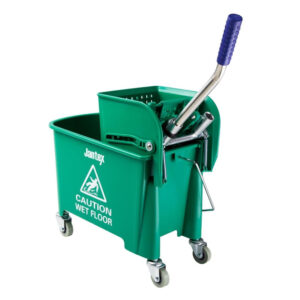 Jantex Moppeimer mit Mopppresse grün 20L