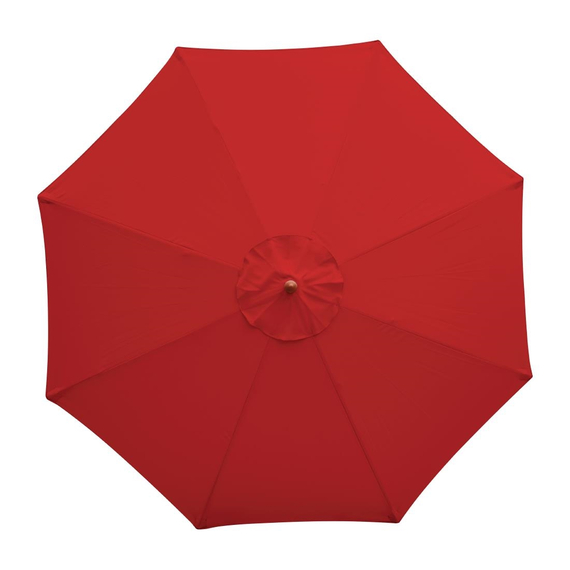 Bolero runder Sonnenschirm rot 2,5m