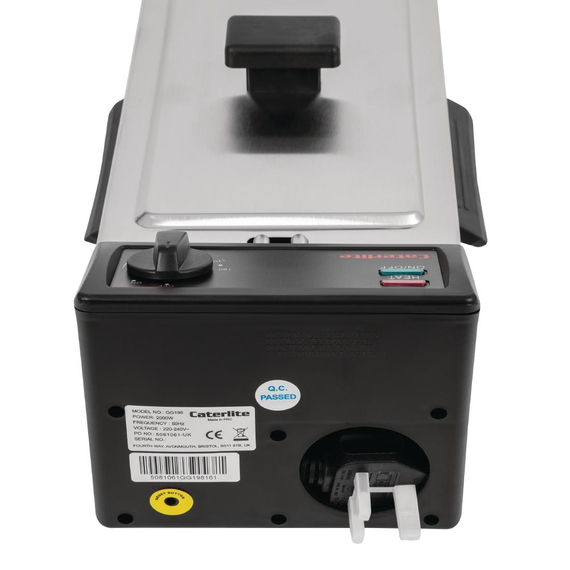 Caterlite Fritteuse 3,5 Liter mit Korb und 2 kW Leistung