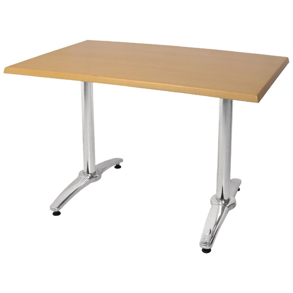 Bolero Doppeltischfuß Aluminium 67,3cm hoch (2 Stück)