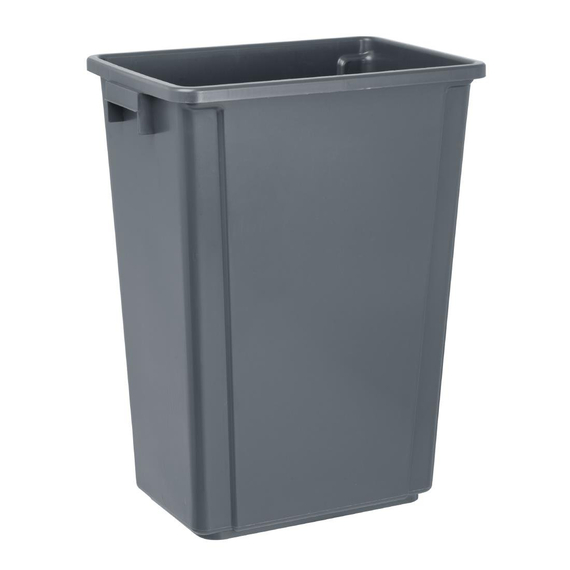 Jantex Slim Mülleimer Grau 60Ltr