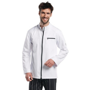 Chaud Devant Modena Kochjacke lange Ärmel weiß XL