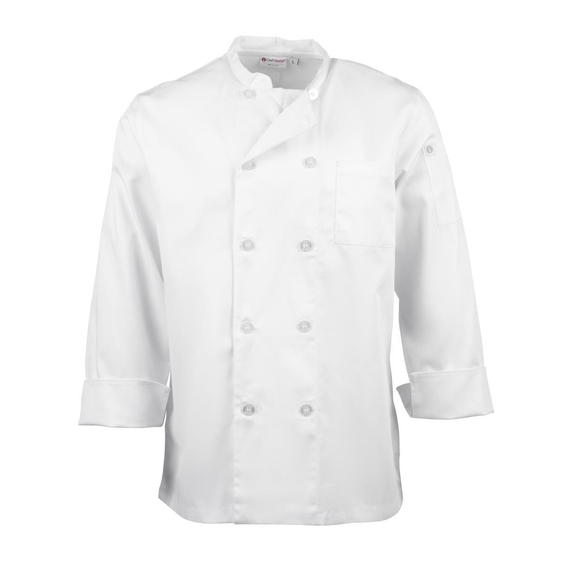 Chef Works Unisex Le Mans Chefs Jacke Weiß M