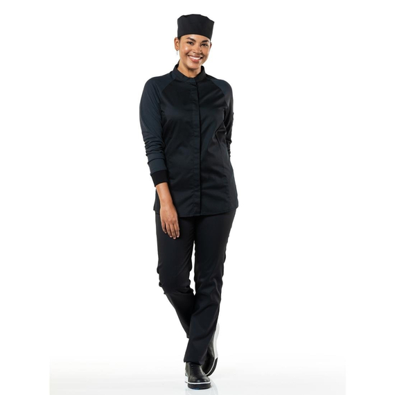 Chaud Devant Sorella UFX Damen Kochjacke schwarz Größe M