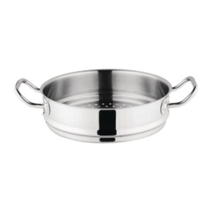 Vogue Kochen wie die Profis Set mit 5L Stieltopf und 2x Dampfgareinsatz