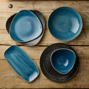 Churchill Stonecast Java Blue Lotus Schalen 152 mm (12 Stück)