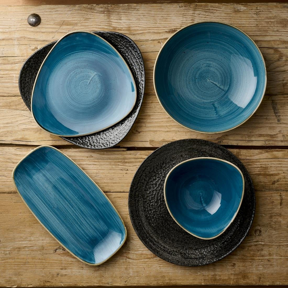 Churchill Stonecast Java Blue Lotus Schalen 152 mm (12 Stück)