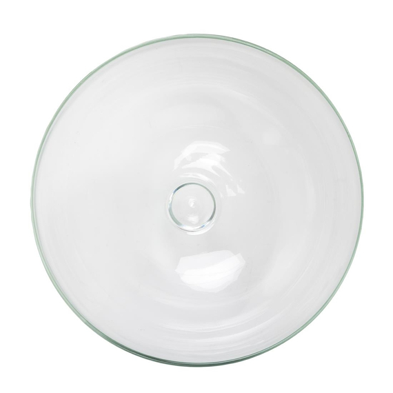 Speiseglocke aus Glas 21cm