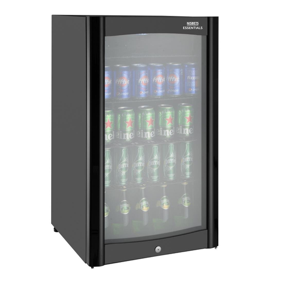 Nisbets Essentials Einzeltür Rückbar Kühler 98Ltr