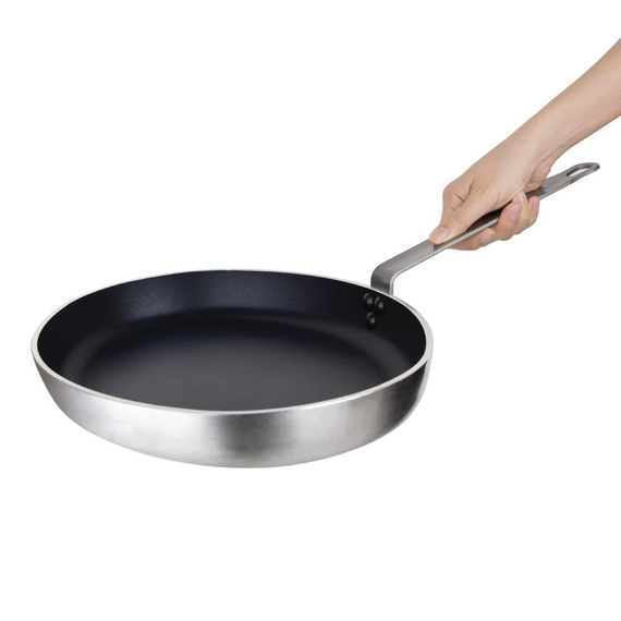 Vogue Aluminium Antihaft Teflon Platinum Plus Oval Bratpfanne 40cm