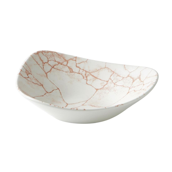 Churchill Studio Prints Kintsugi Lotusschalen, Koralle, 228 mm, (12 Stück)