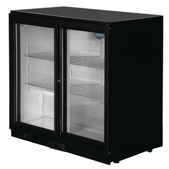 Polar Serie G Barkühlschrank mit 2 Schiebetüren 208L