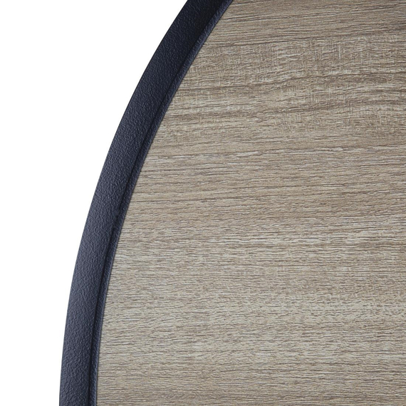 Bolero Marston runder Outdoor Tisch Schwarz 700mm