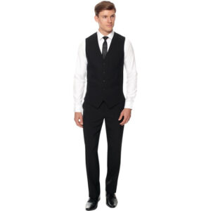 Herrenweste schwarz XS