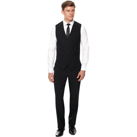 Herrenweste schwarz XS