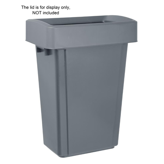 Jantex Slim Mülleimer Grau 60Ltr