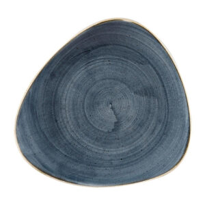 Churchill Stonecast Dreieckige Teller, Blaubeere, 229 mm (12 Stück)