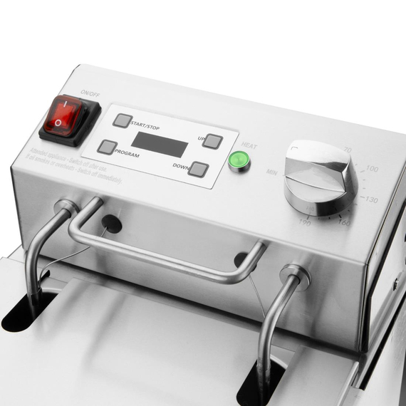 Buffalo Einzel-Elektrofritteuse mit Timer 5Ltr