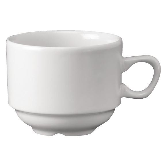 Churchill Whiteware Nova stapelbare Teetassen 21,3cl (24 Stück)