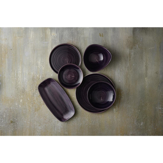 Churchill Stonecast Patina Deep Purple Coupé-Teller, 288 mm, (12 Stück)
