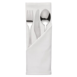 Mitre Essentials Occasions Servietten weiß 51cm (10 Stück)