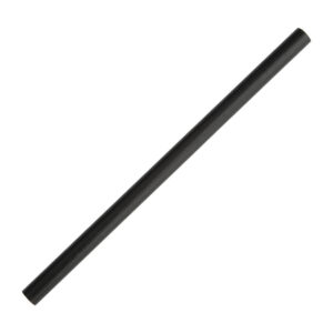 Fiesta Compostable Smoothie-Trinkhalm Papier schwarz 21cm (250 Stück)