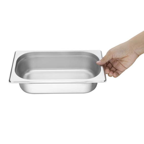 Vogue GN-Behälter Edelstahl 6,5cm GN1/4