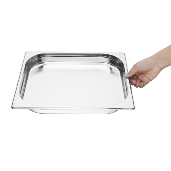 Vogue GN-Behälter Edelstahl 4cm GN2/3