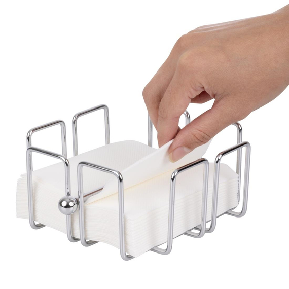 Olympia Cocktail-Serviettenhalter mit Gewicht 14 x 14cm