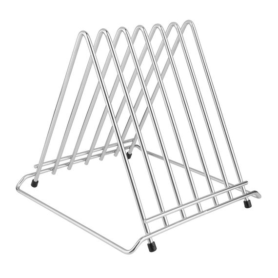 Hygiplas extra dickes Schneidebretter Set inklusive Ständer und Poster