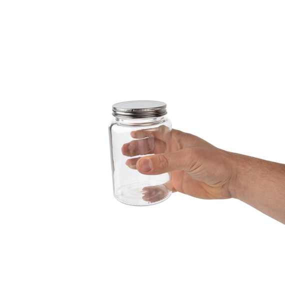 Vogue Glas mit Schraubdeckel 550ml (6 Stück)