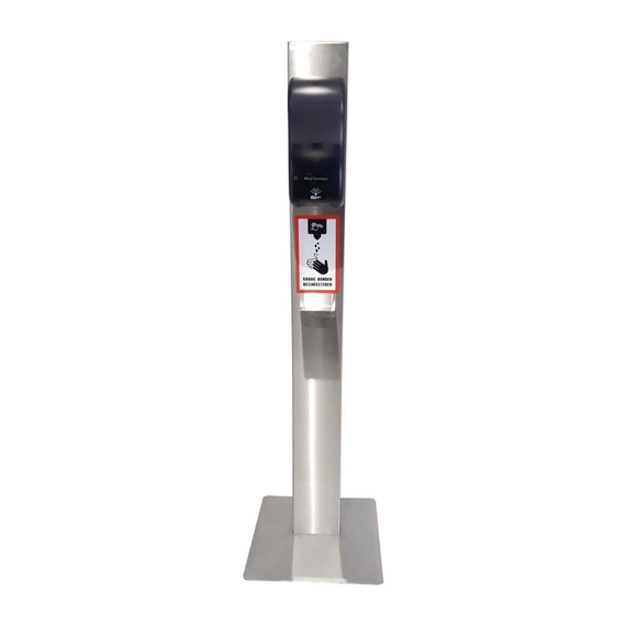 Händedesinfektionssäule mit Sensor